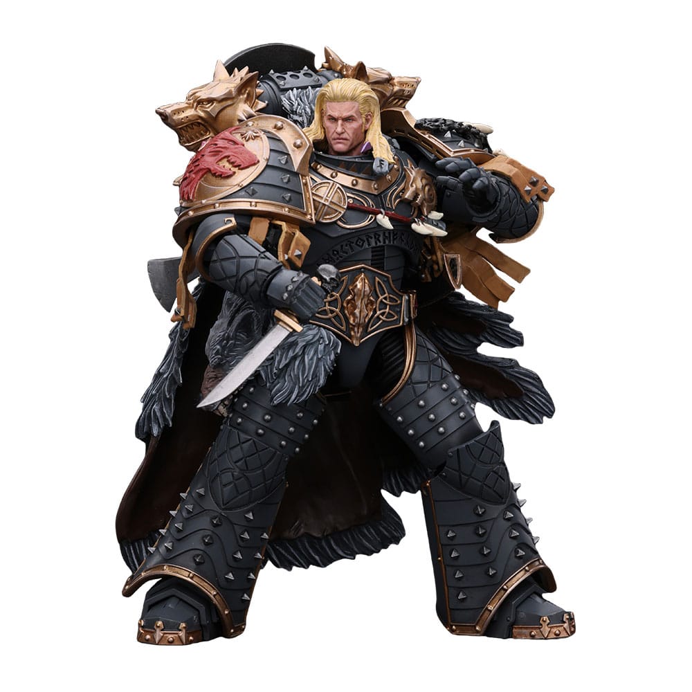 PRE ORDINE - Warhammer The Horus Heresy Action Figure 1/18 Space Wolves Leman Russ Primarch of the VIth Legion 12 cm
