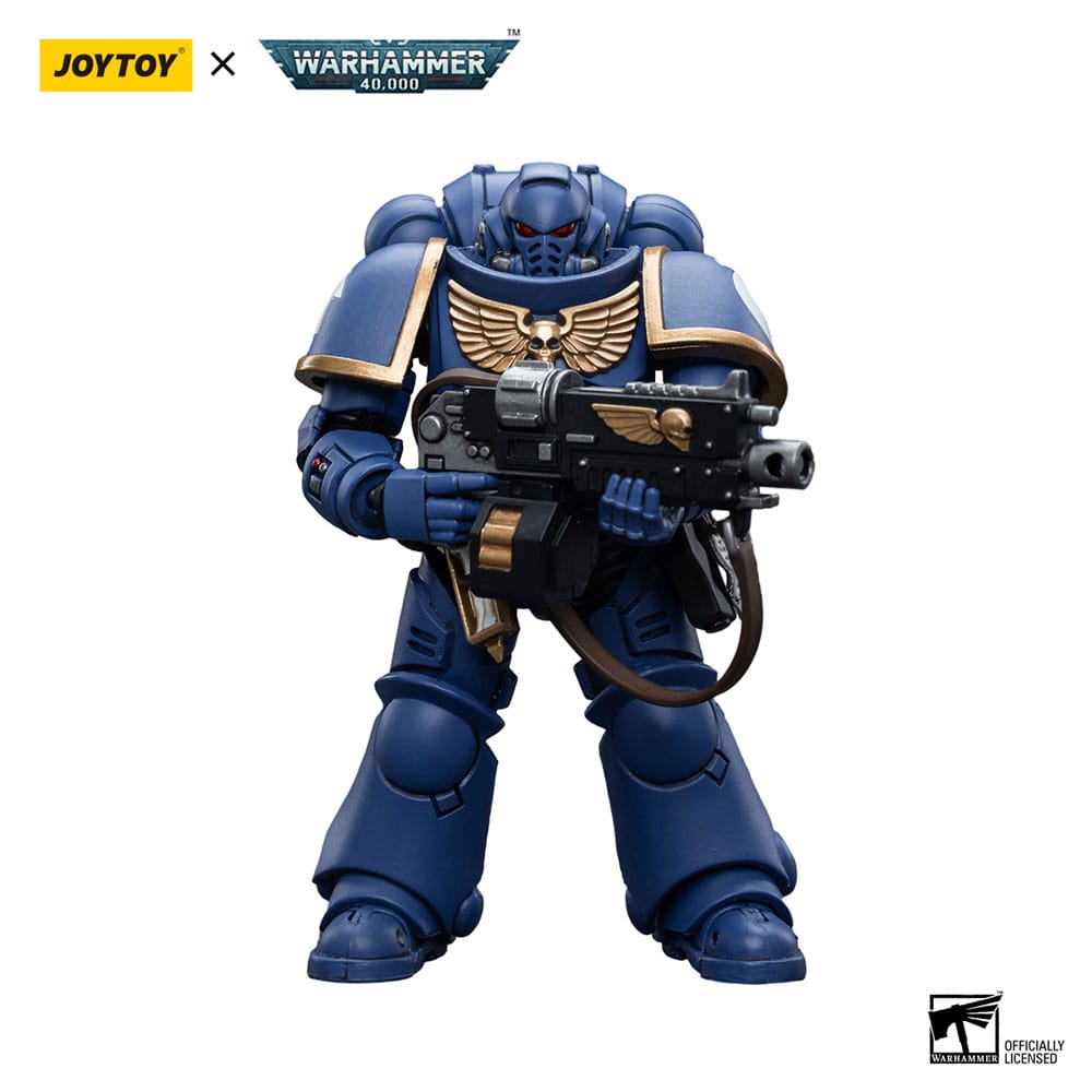 PRE ORDINE - Warhammer 40k Action Figure 1/18 Ultramarines Intercessors 12 cm