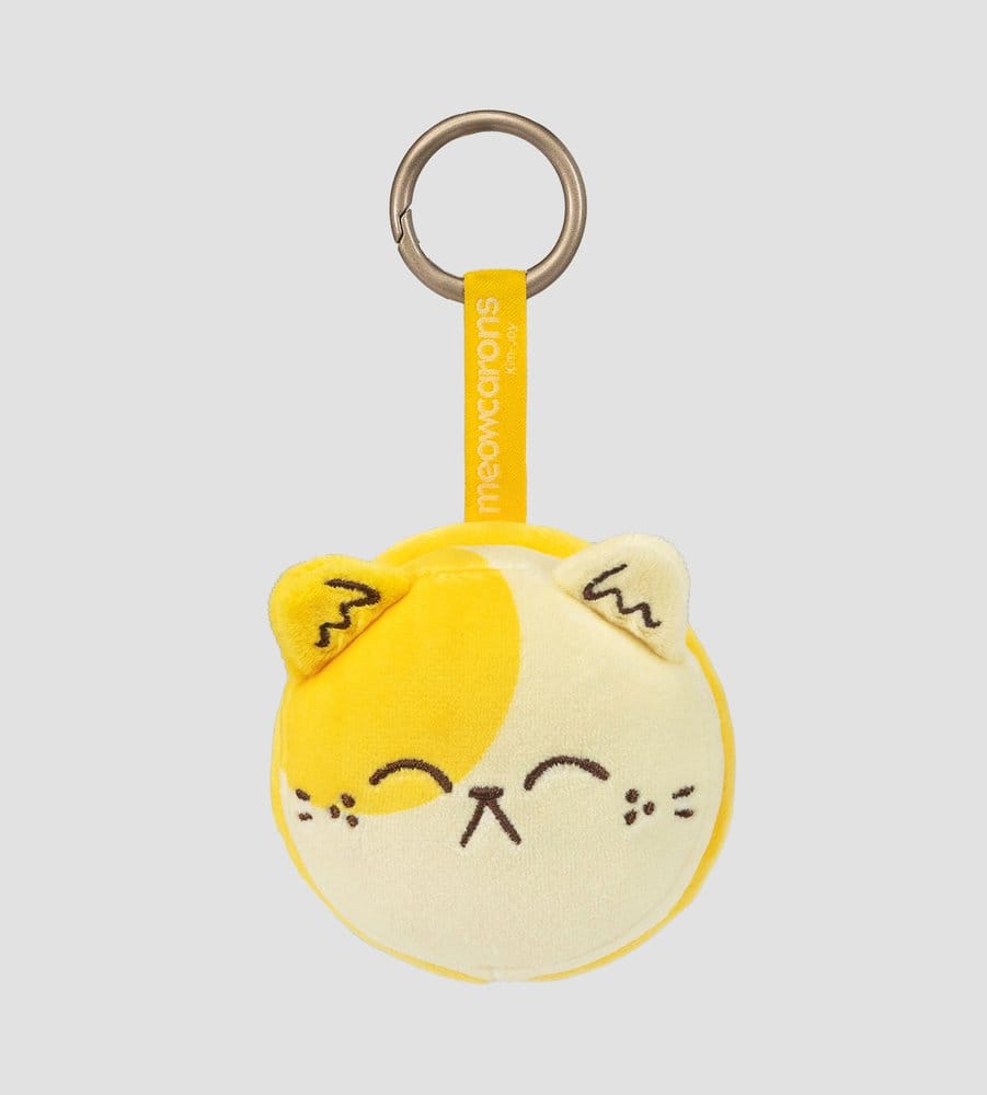PRE ORDINE - Meowcaron Plush Bag Charm Smile 7 cm
