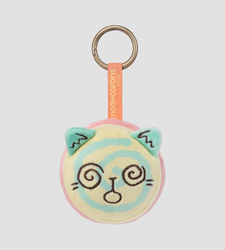 PRE ORDINE - Meowcaron Plush Bag Charm Spiral 7 cm