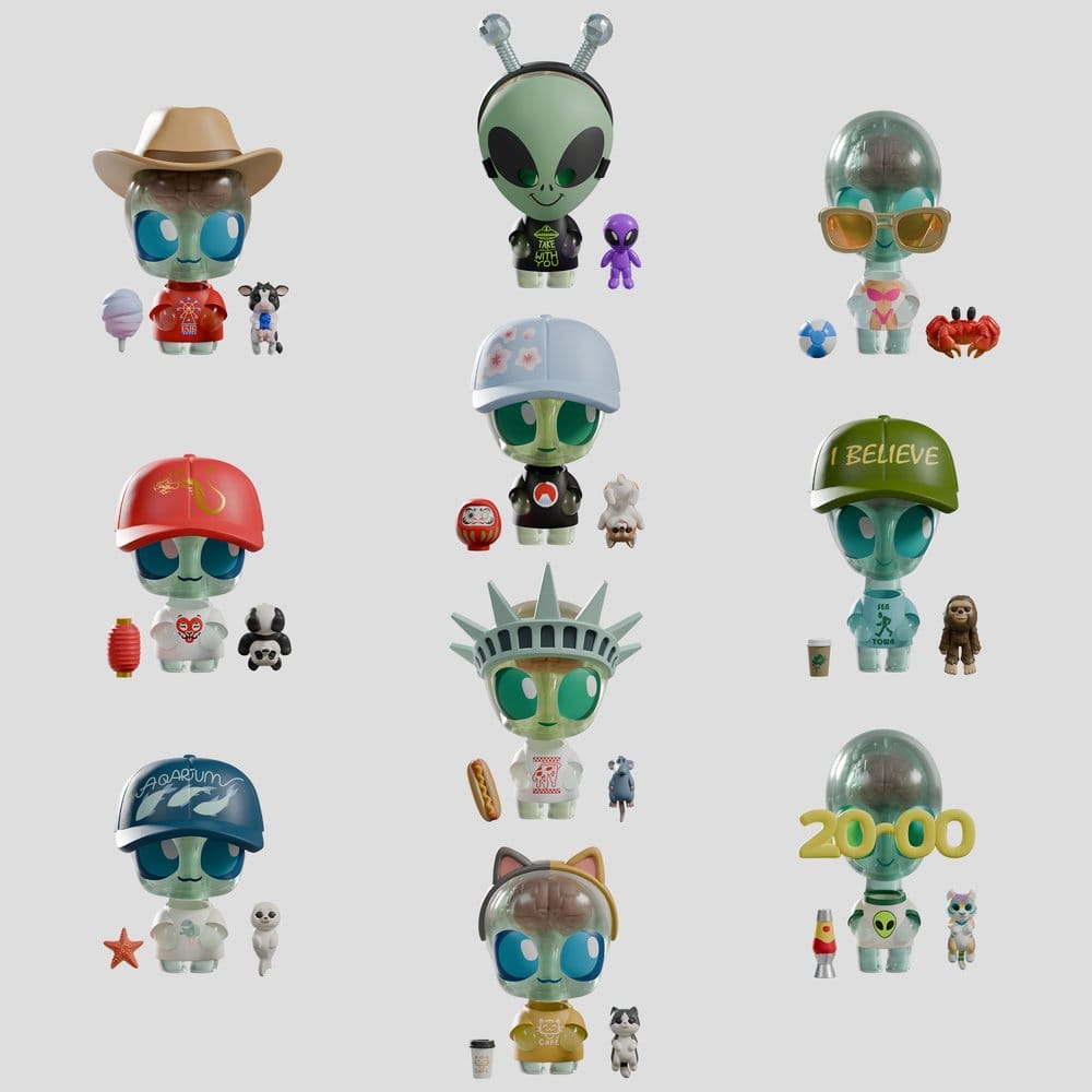 PRE ORDINE - Abducted Mini Figures S1 9 cm Blind Box Display (9)