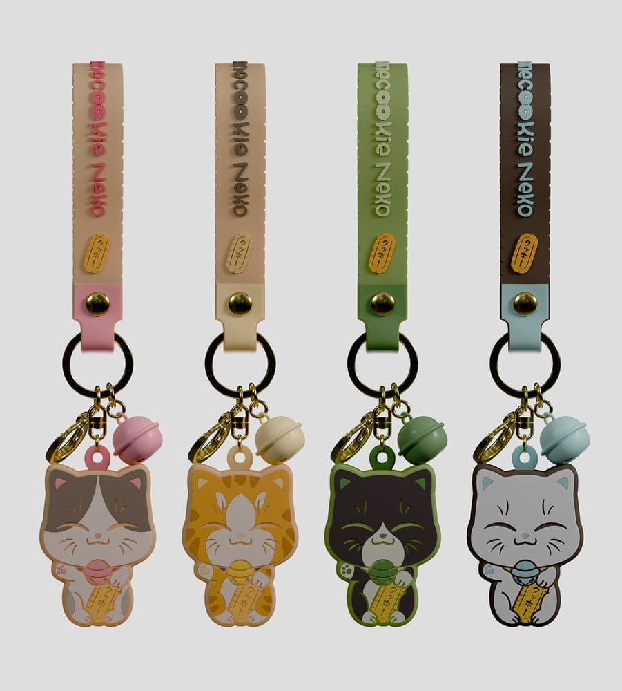 PRE ORDINE - Manecookie Neko Silicone-Keychain S1 13 cm Blind Box Display (8)