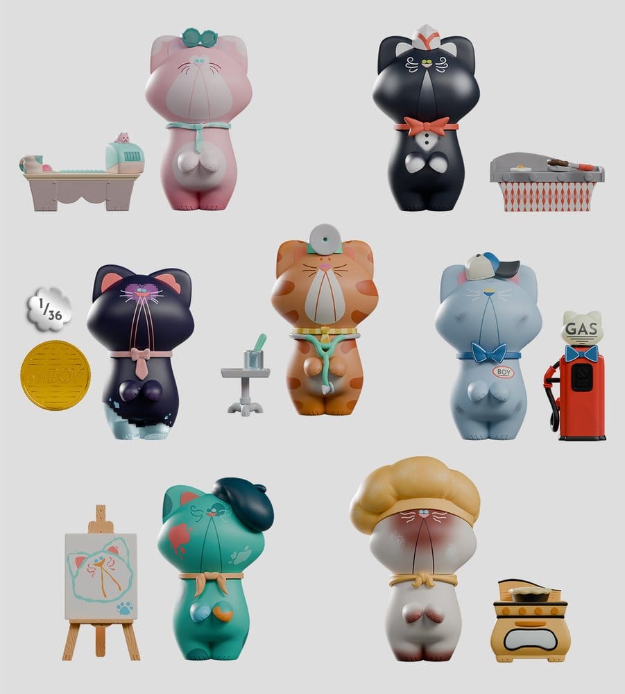 PRE ORDINE - Business Boy Mini Figures S1 8 cm Blind Box Display (6)