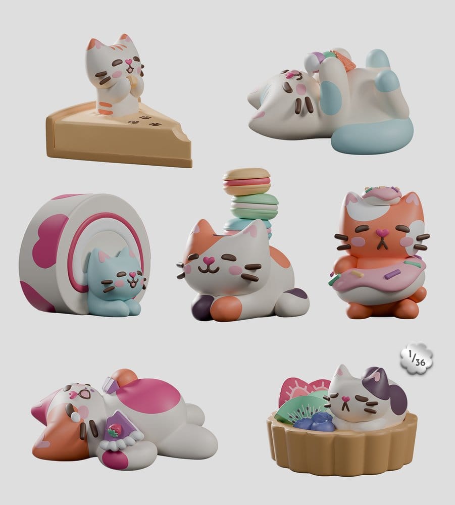 PRE ORDINE - Bake Me a Cat Mini Figures S1 7 cm Blind Box Display (6)