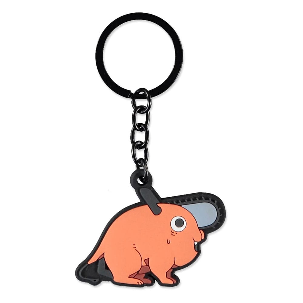 PRE ORDINE - Chainsaw Man Rubber Keychain Pochita Sitting