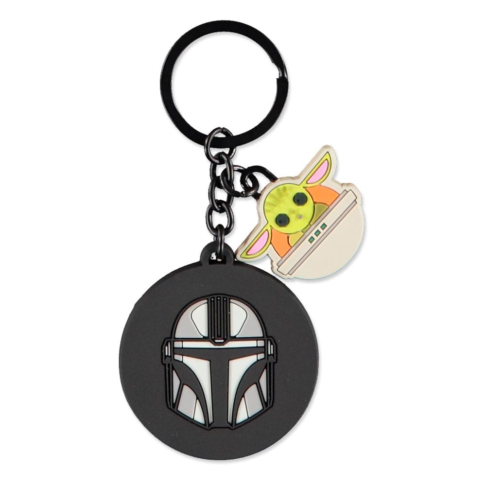 PRE ORDINE - Star Wars: The Mandalorian Rubber Keychain Mandalorian & Grogu