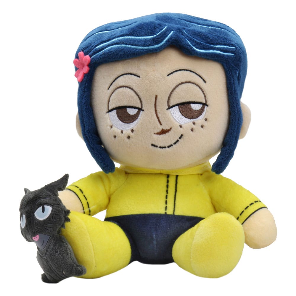 PRE ORDINE - Coraline Phunny Plush Figure Coraline and the Cat 20 cm