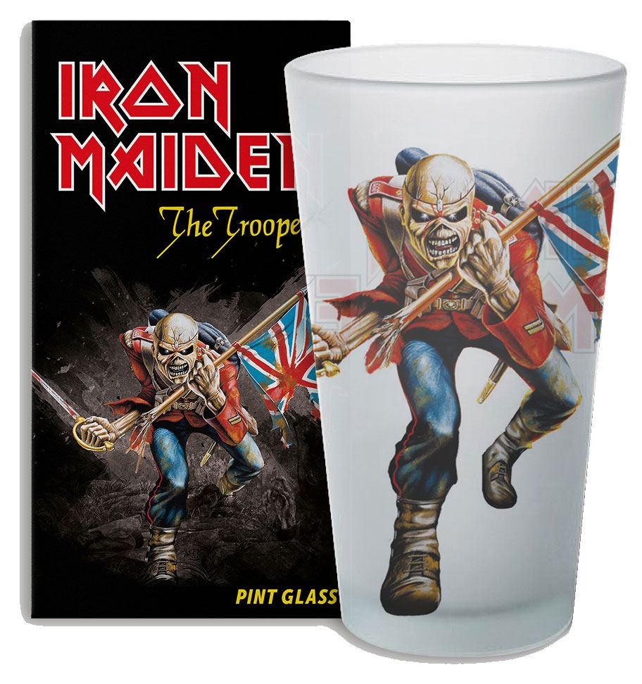 PRE ORDINE - Iron Maiden Pint Glass The Trooper