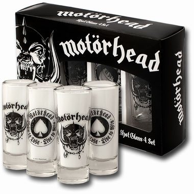 PRE ORDINE - Motörhead Shotglass 4-Pack