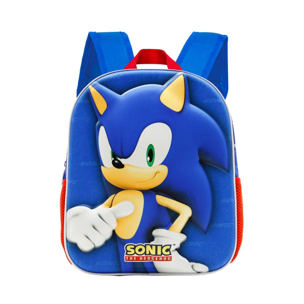 PRE ORDINE - Sonic The Hedgehog 3D Backpack Sega Velocity Blue Small