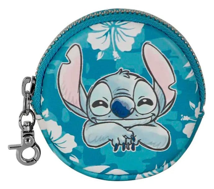 PRE ORDINE - Lilo & Stitch Face-Cookie Coin Purse Aloha Blue