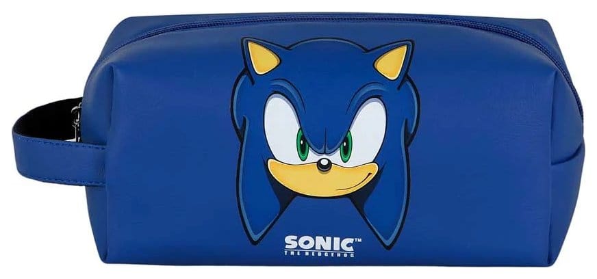 PRE ORDINE - Sonic - The Hedgehog Plus Brick Travel Toiletry Bag SEGA Sight Blue