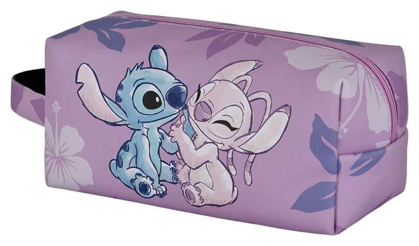 PRE ORDINE - Lilo & Stitch Plus Brick Travel Toiletry Bag Stitch & Angel Pink