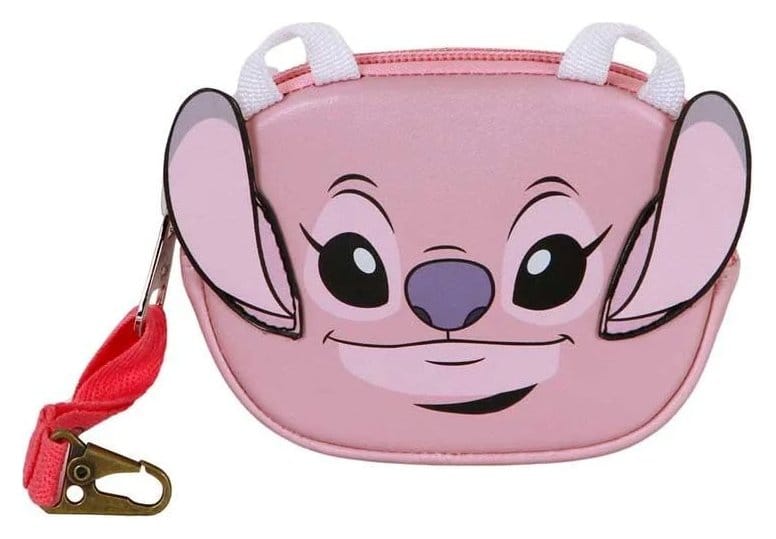 PRE ORDINE - Lilo & Stitch Pill Coin Purse Angel Face Pink