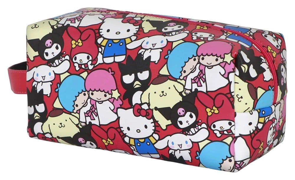 PRE ORDINE - Sanrio Plus Brick Travel Toiletry Bag Hello Kitty Friends Multicolour