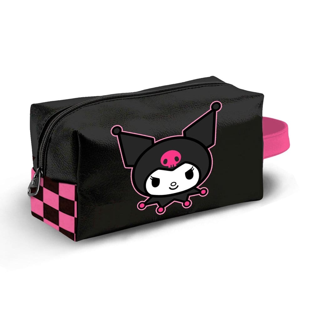 PRE ORDINE - Sanrio Plus Brick Travel Toiletry Bag Kuromi Chess Multicolour
