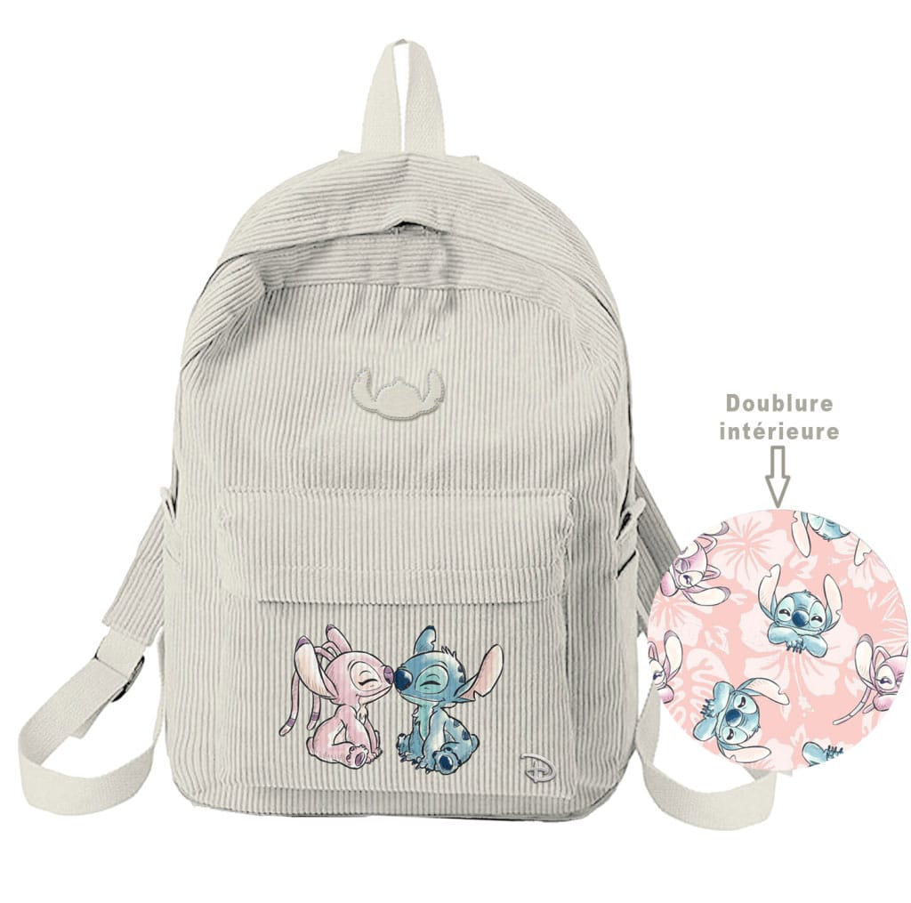 PRE ORDINE - Lilo & Stitch Roy Backpack Tender Off-White