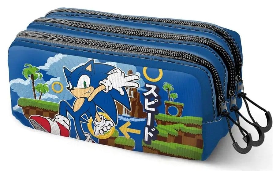 PRE ORDINE - Sonic - The Hedgehog Fan Trick Pencil case 2.2 SEGA Greenhill Multicolour