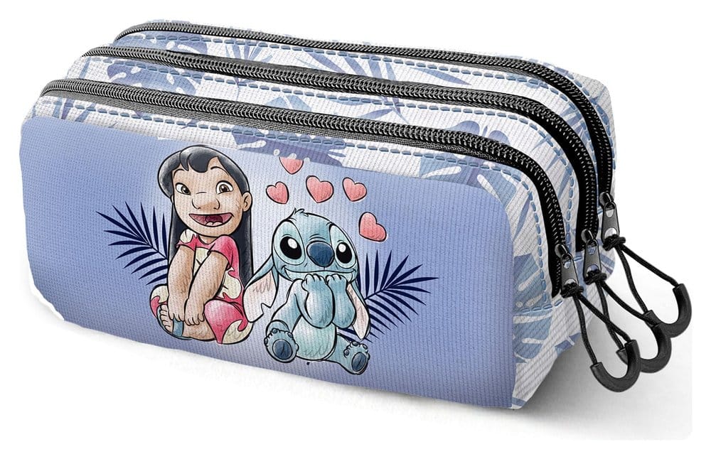 PRE ORDINE - Lilo & Stitch Fan Trick Pencil case 2.2 Couple Lilac