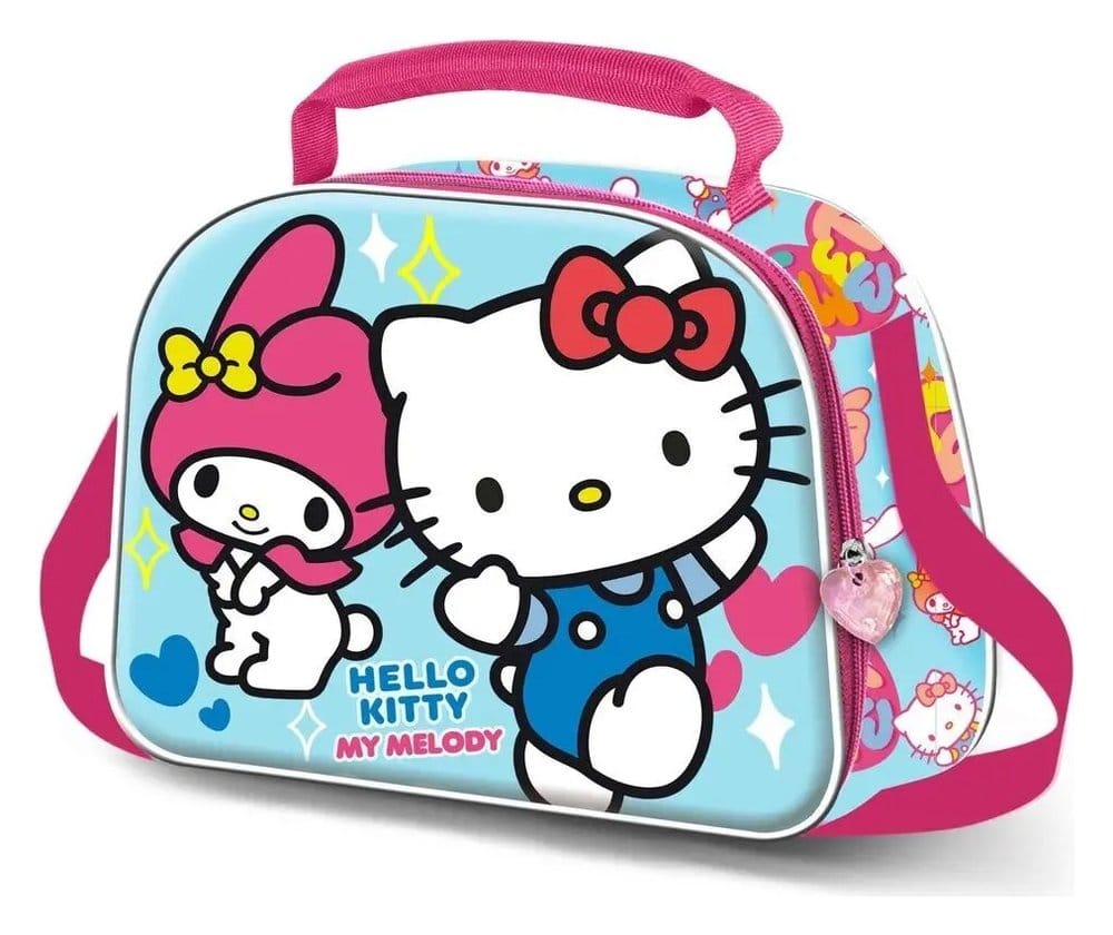 PRE ORDINE - Sanrio 3D Lunch Bag Hello Kitty Friendship Blue