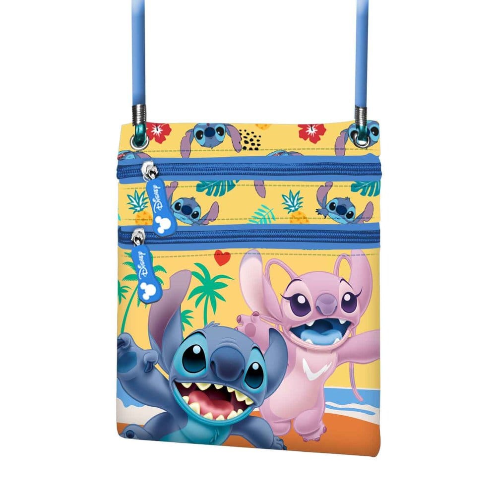 PRE ORDINE - Lilo & Stitch Action Vertical Crossbody Bag Ocean Blue