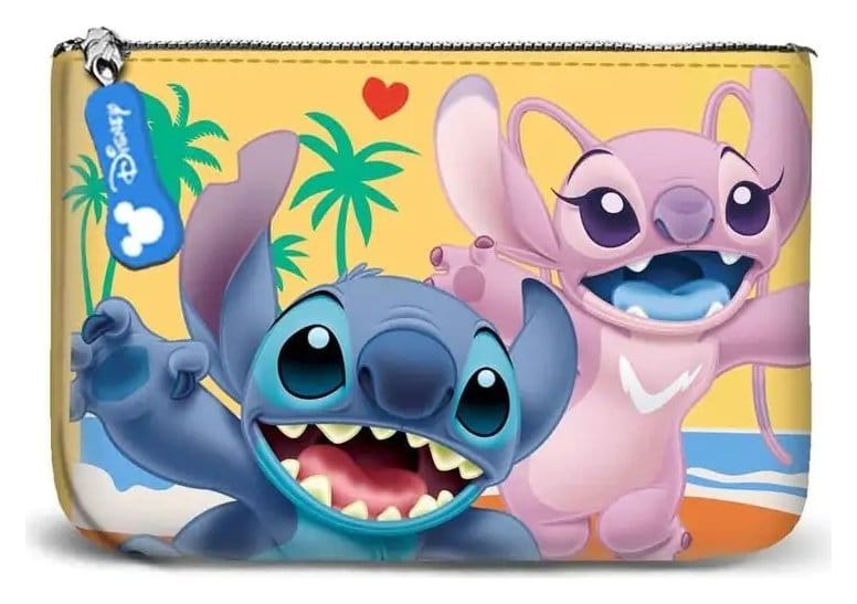 PRE ORDINE - Lilo & Stitch Small Square Coin Purse Ocean Blue