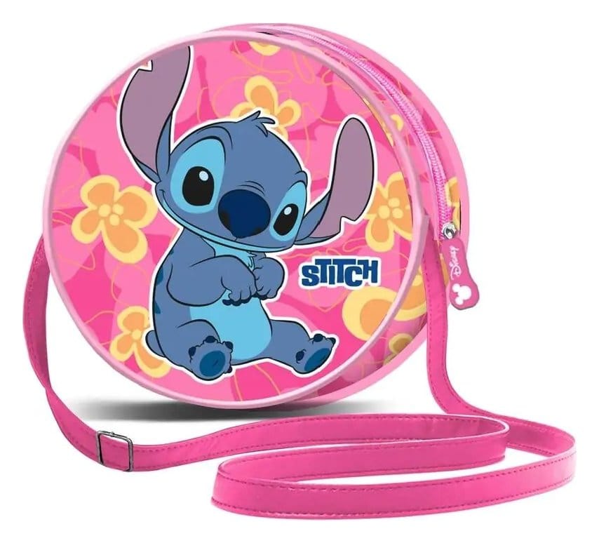 PRE ORDINE - Lilo & Stitch Round Crossbody Bag Cute Pink