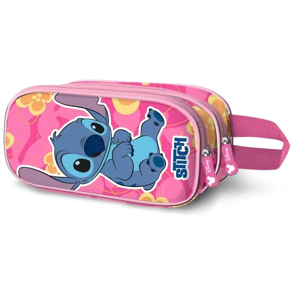 PRE ORDINE - Lilo & Stitch 3D Double Pencil case Cute Pink