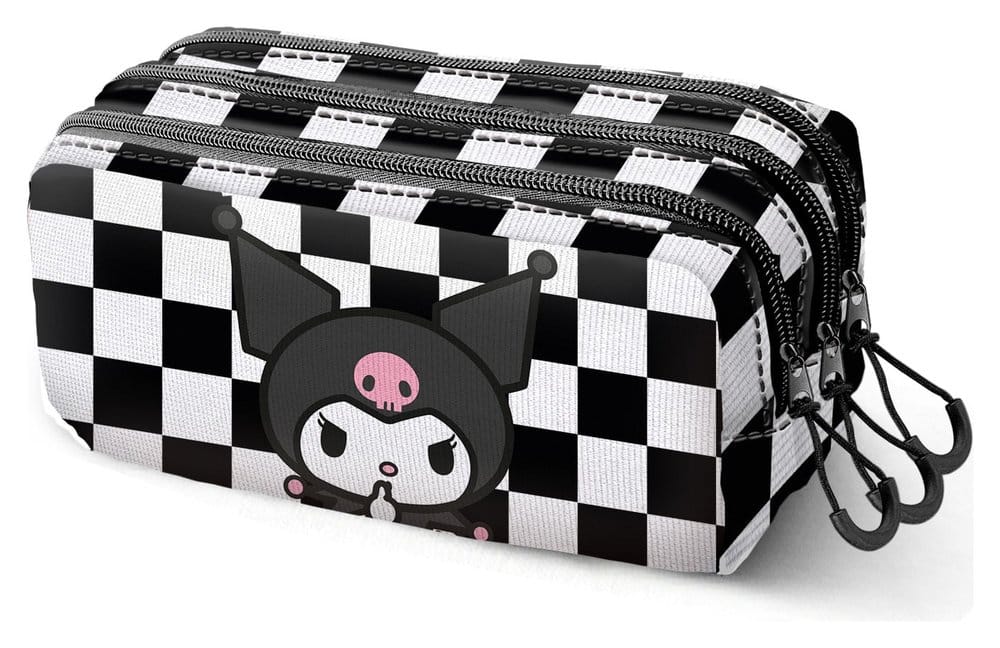 PRE ORDINE - Sanrio Fan Trick Pencil case 2.2 Kuromi Black & White