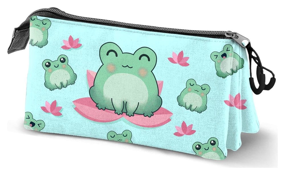 PRE ORDINE - Oh My Pop! Triple Pencil case Froggy Turquoise