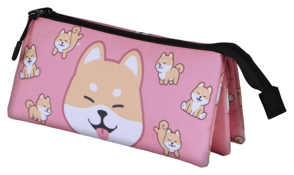 PRE ORDINE - Oh My Pop! Triple Pencil case Shiba Pink