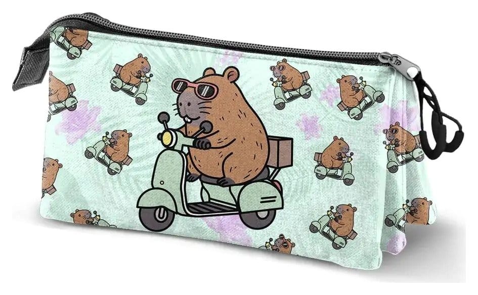 PRE ORDINE - Oh My Pop! Triple Pencil case Capybara Green
