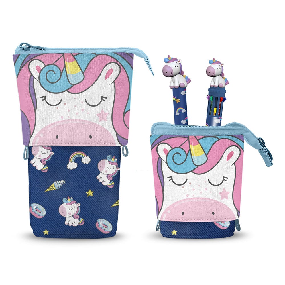 Oh My Pop! Pop Up Pencil with Multicoloured ball pen & Erasable Gel Pen Sweety