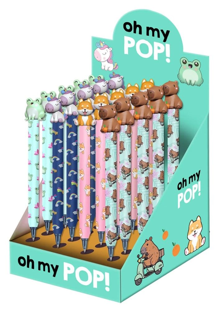 PRE ORDINE - Oh My Pop ! Erasable gel pen Mix - Display (24)