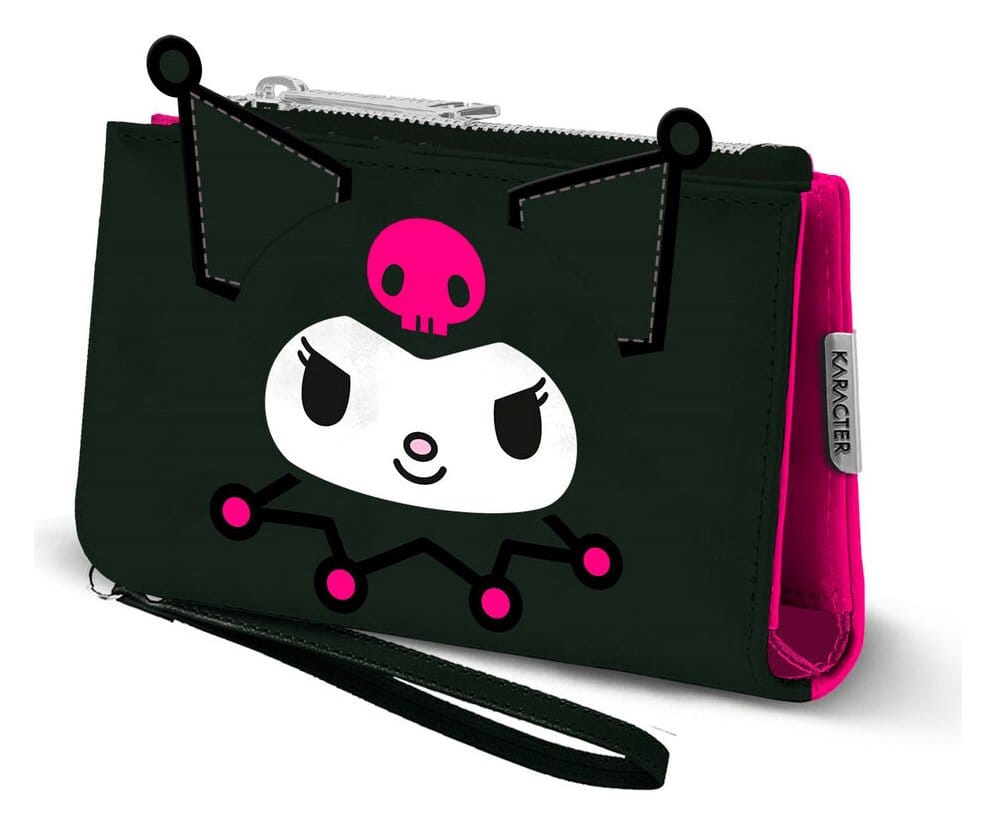 PRE ORDINE - Sanrio Slim wallet Kuromi Face