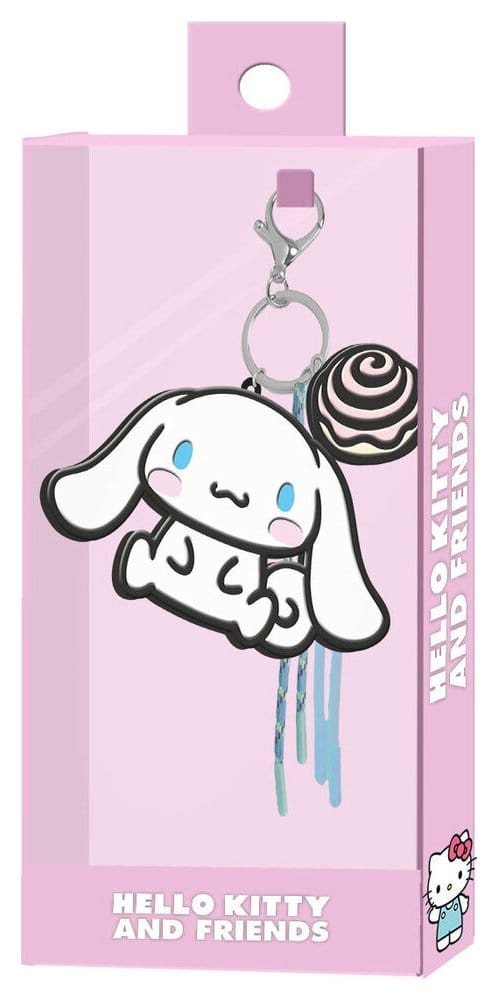 PRE ORDINE - Sanrio Charm Keyring Cinnamoroll Face