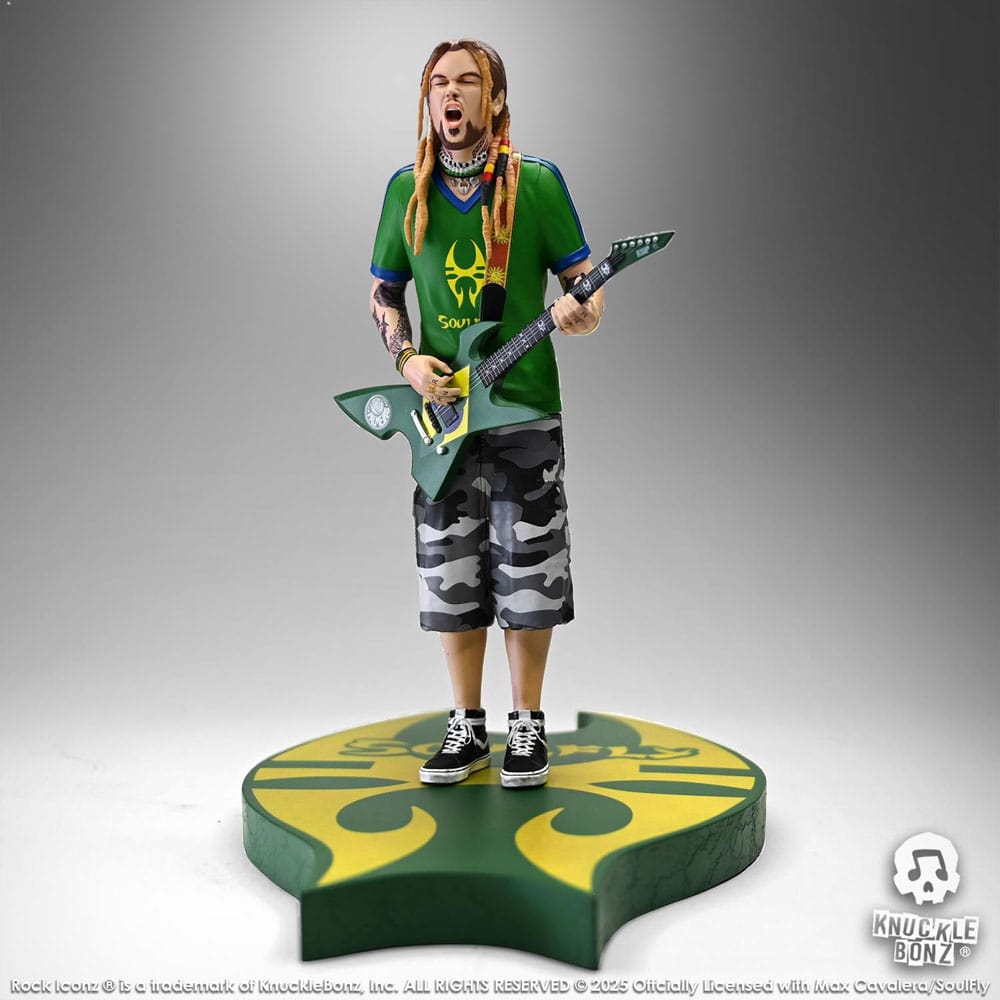 PRE ORDINE - Soulfly Rock Iconz Statue Max Cavalera 22 cm
