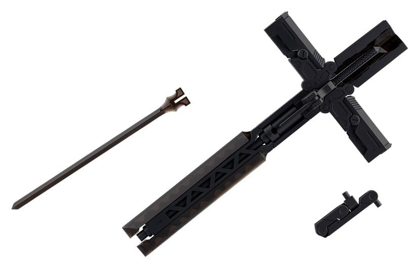 PRE ORDINE - Megalomaria Unlimited Universe Plastic Model Kit Accessory Set Metamorphose Unit Grave Arms 2 Black Ver.