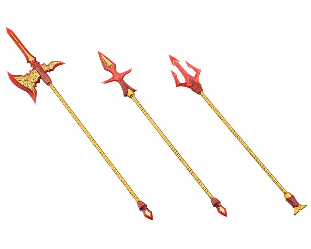 PRE ORDINE - Kotobukiya M.S.G. Model Kit Accessory Set Virtuous Style 11 Pole Weapon Set Flamerite Ver.