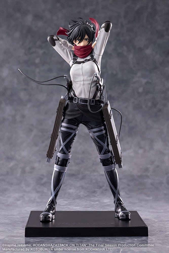 PRE ORDINE - Attack on Titan: The Final Season Oshi Works PVC Figure Mikasa Ackerman The Final Season Ver. 25 cm