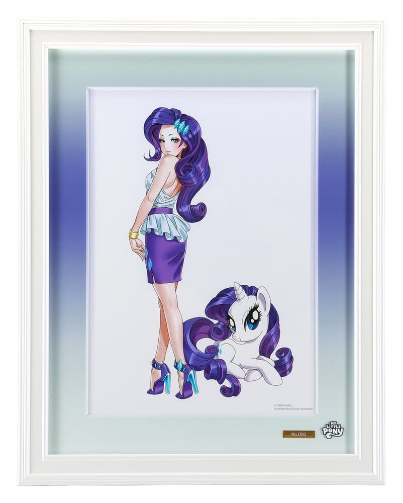 PRE ORDINE - My Little Pony Chara Fine Graph Art Print Bishoujo Rarity 43 cm