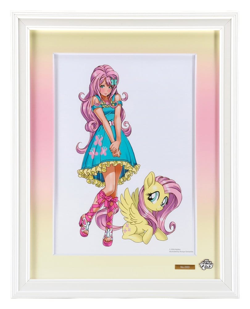 PRE ORDINE - My Little Pony Chara Fine Graph Art Print Bishoujo Fluttershy 43 cm