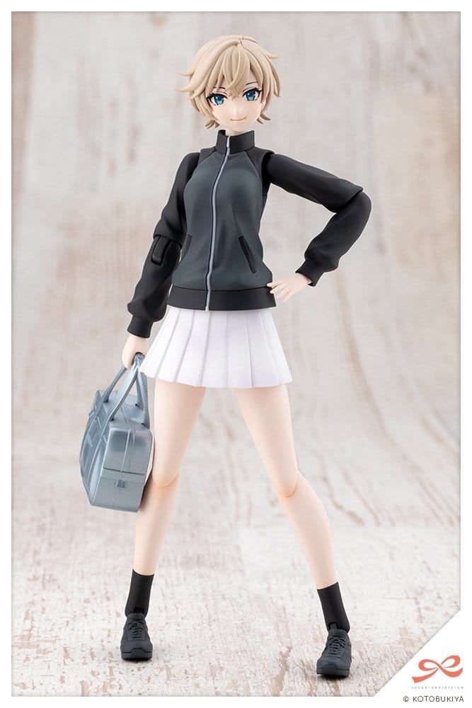 PRE ORDINE - Sousai Shojo Teien Plastic Model Kit 1/10 Rui Saotome Touhou High School Tracksuit Dreaming Style Midnight Onyx 16 cm