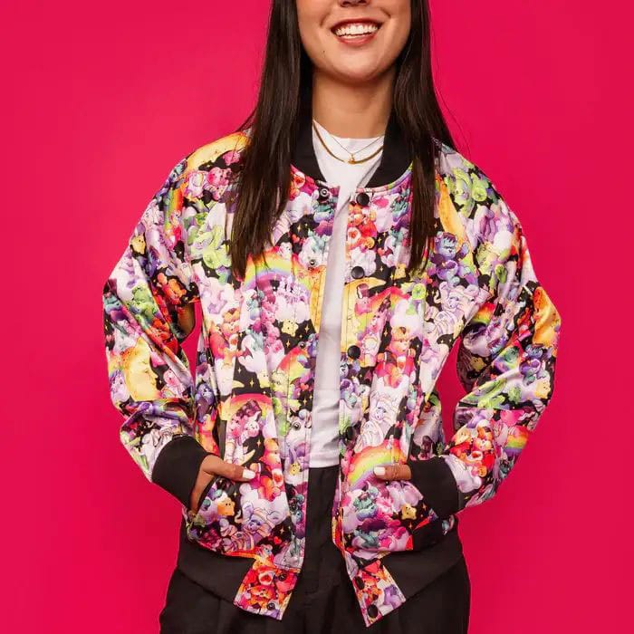 The Care Bears x Universal Monsters by Loungefly Bomber Jacket Unisex Barbie 65th Anniversary Size XL