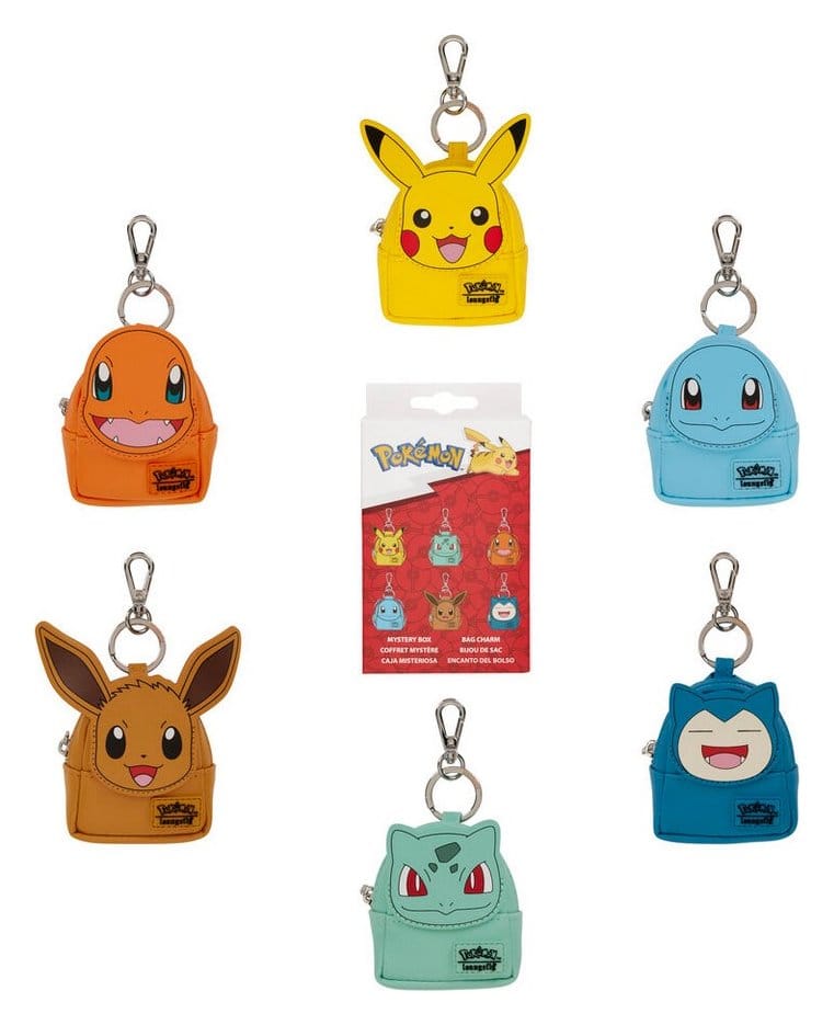 PRE ORDINE - Pokémon by Loungefly Bag Charm Mystery Box Display (12)