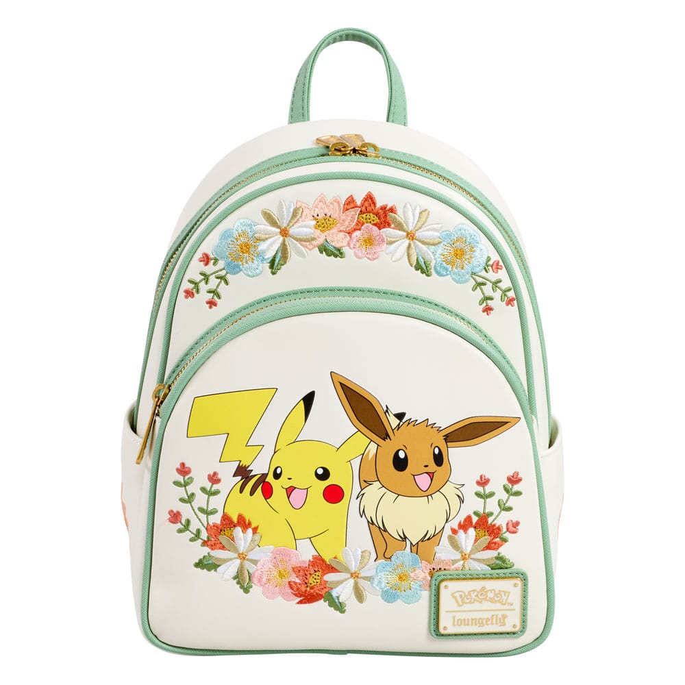 Pokémon by Loungefly Mini Backpack Pikachu & Eevee Floral