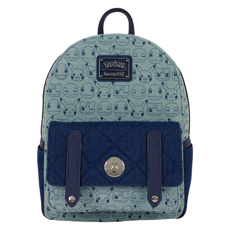 Pokémon by Loungefly Mini Backpack Faux Denim