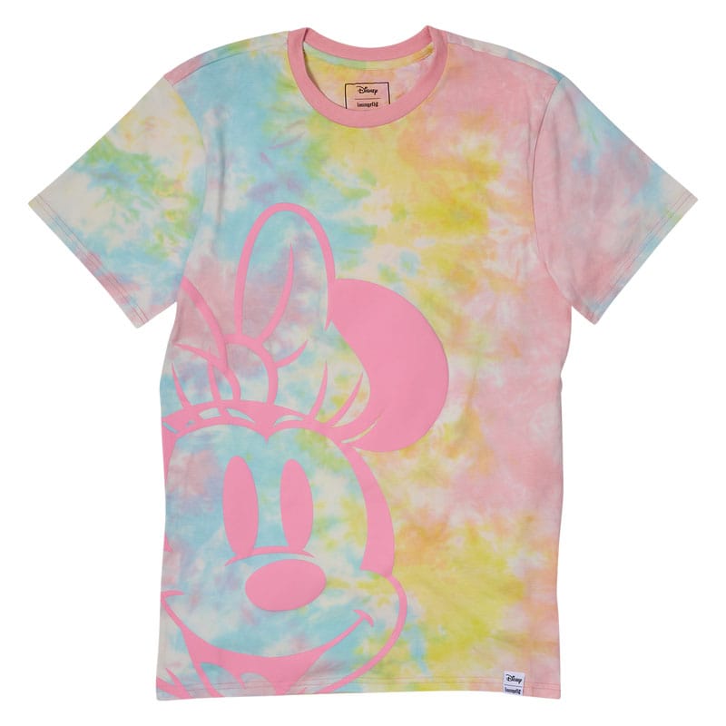Disney by Loungefly Tee T-Shirt Unisex Minnie Mouse Tie Die Size XL
