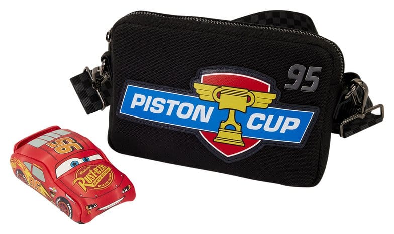 PRE ORDINE - Cars by Loungefly Sling Bag 20th Anniversary Piston Cup