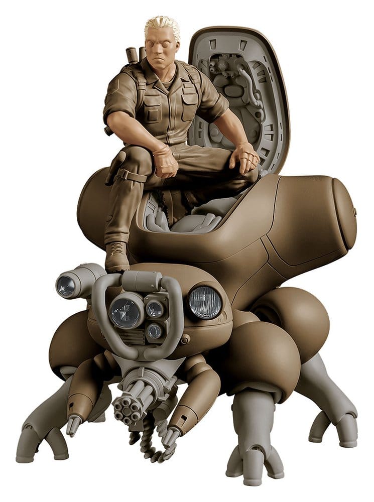 PRE ORDINE - Ghost in the Shell PLAMAX minimum factory Plastic Model Kit Batou with Fuchikoma 8 cm